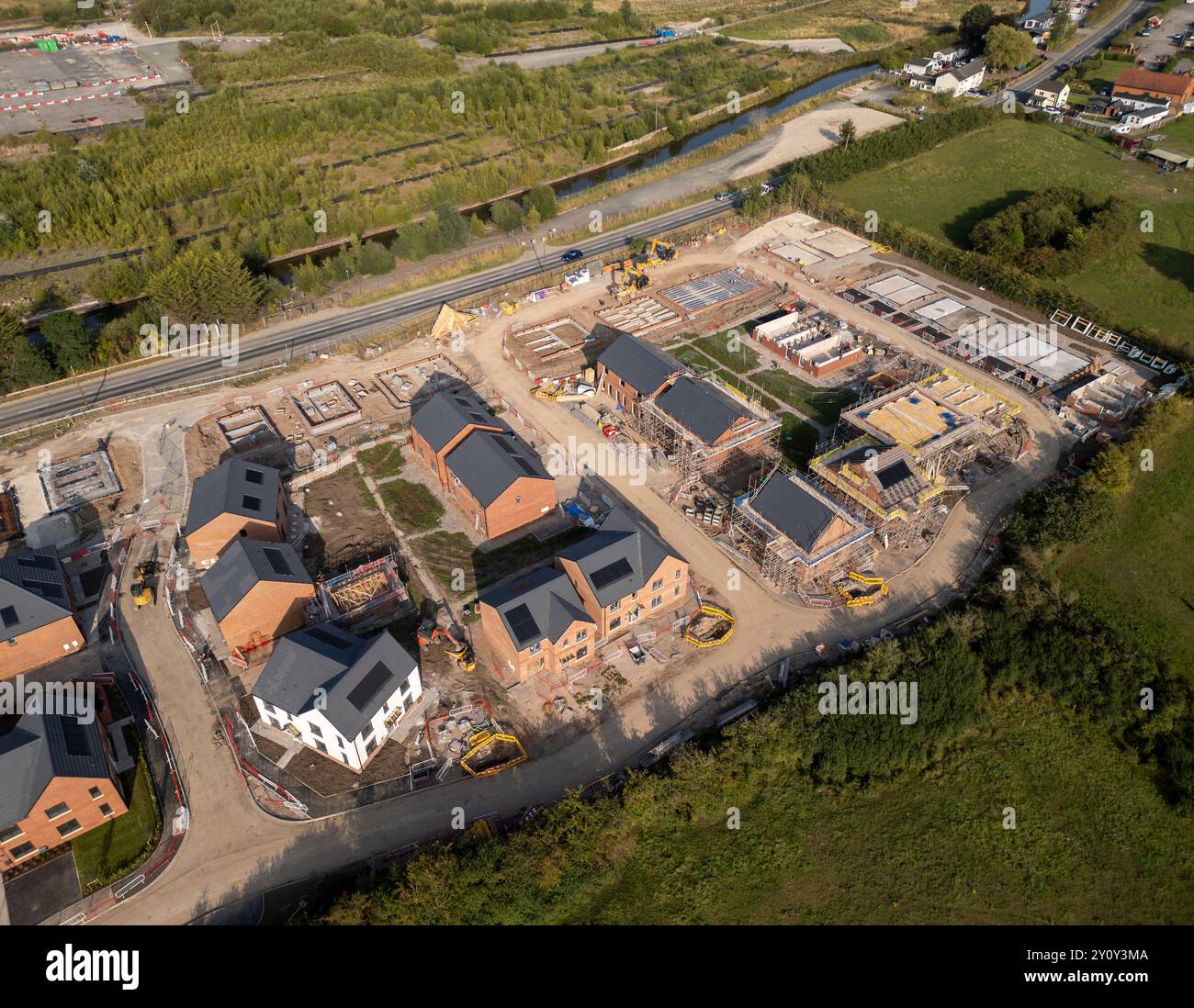 Aerial view new construction project hi-res stock photography and ...