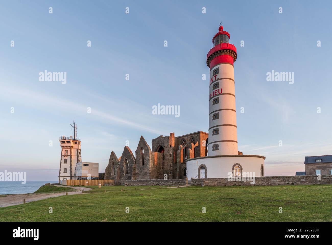 Pointe saint mathieu signal station hi-res stock photography and images ...