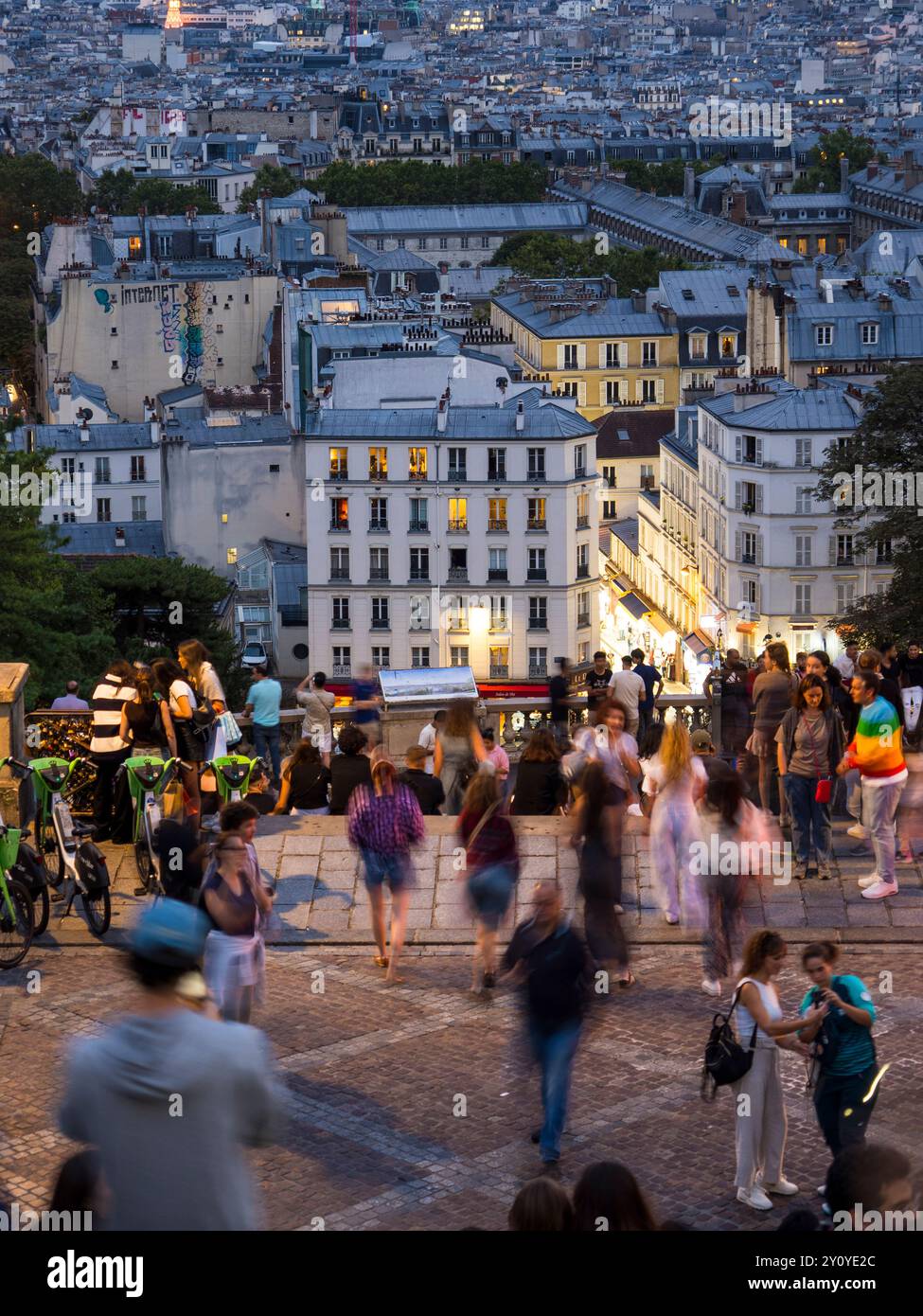 Overlook of Paris, Vue de Paris, nr Basilique du Sacré-Cœur de