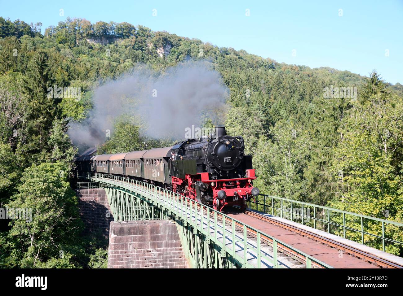 Sauschwänzlebahn Blumberg - Weizen Wutach viaduct Stock Photo