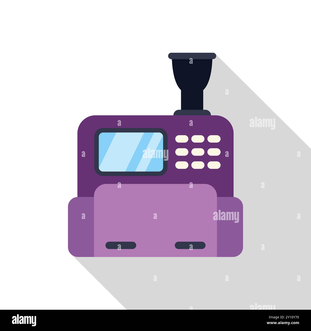 Purple electronic bill counter machine for counting banknotes with long ...