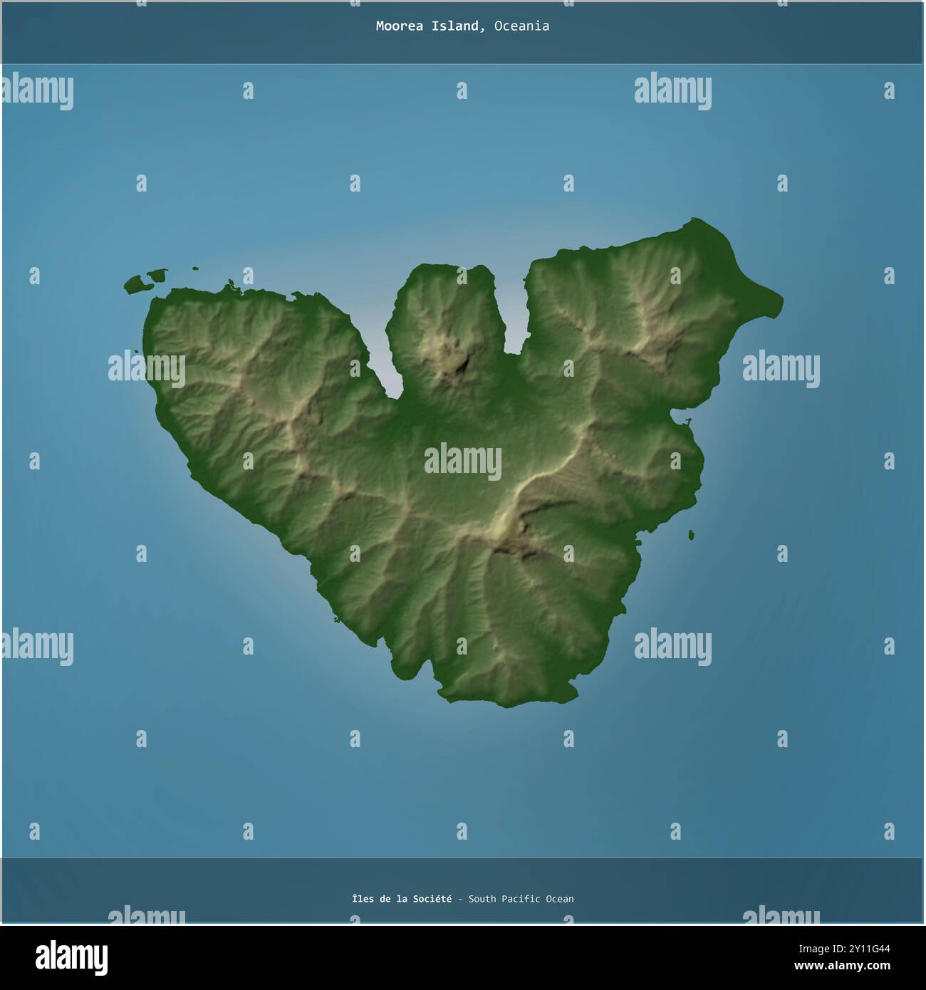 Moorea Island Map Maps Of (A) French Polynesia And (B) Moorea Island