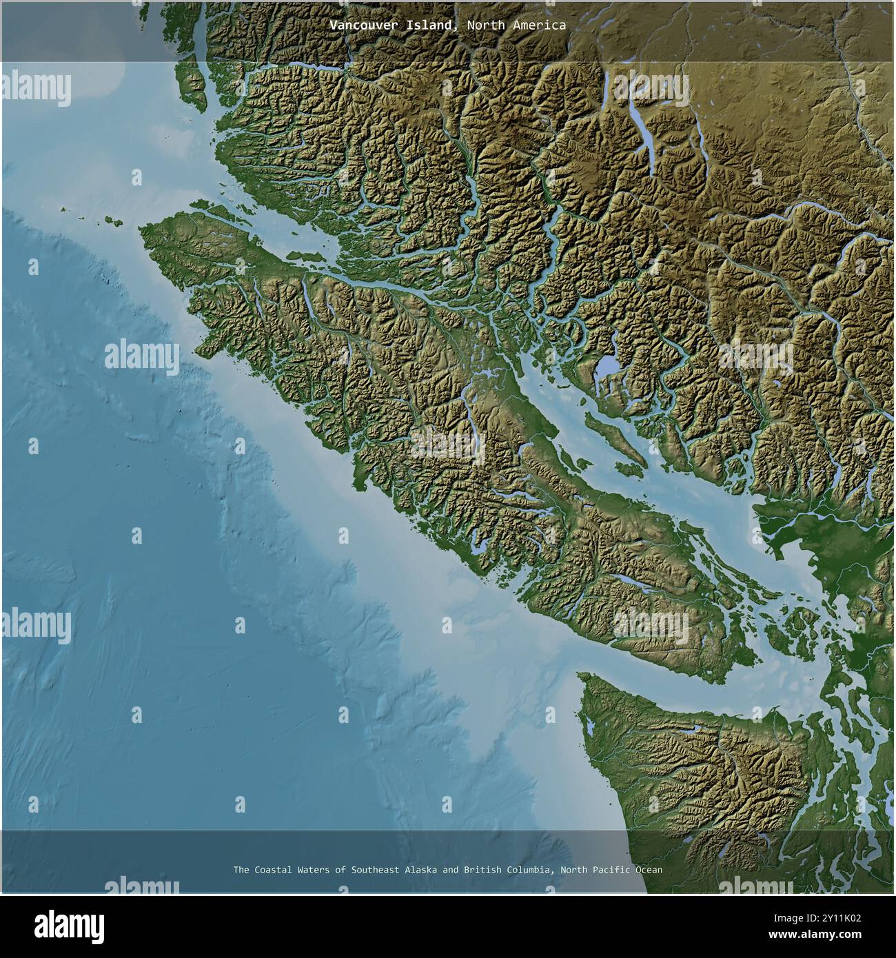 Vancouver Island in the North Pacific Ocean, belonging to Canada ...