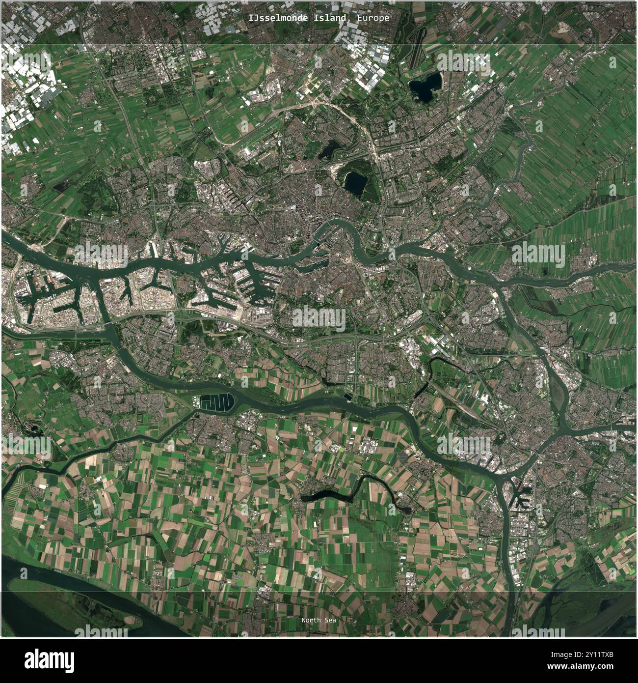 Netherlands satellite image hi-res stock photography and images - Alamy