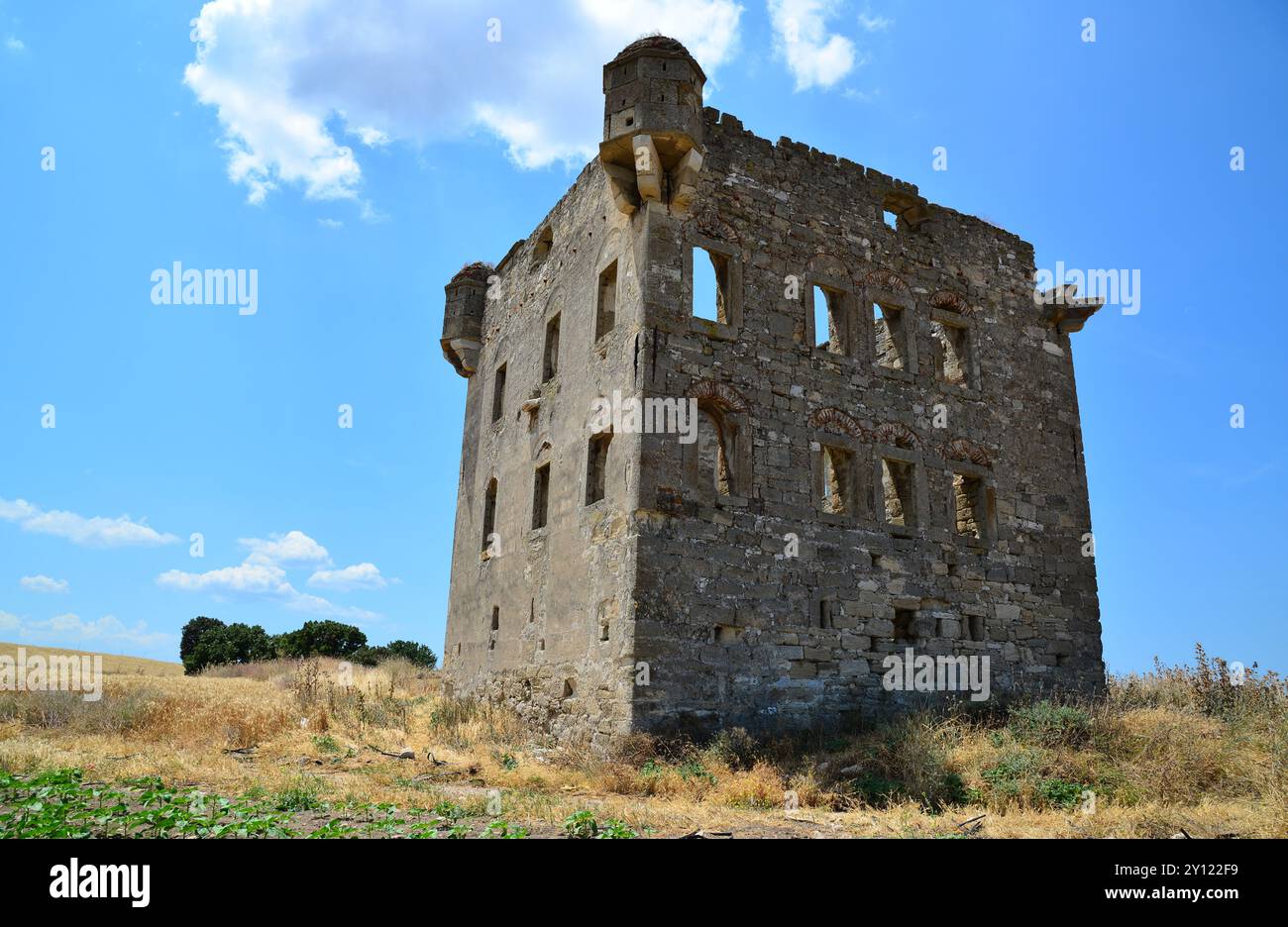 The Algerian Hasan Pasha Mansion, located in Canakkale, Turkey, was built in the 18th century. Stock Photo