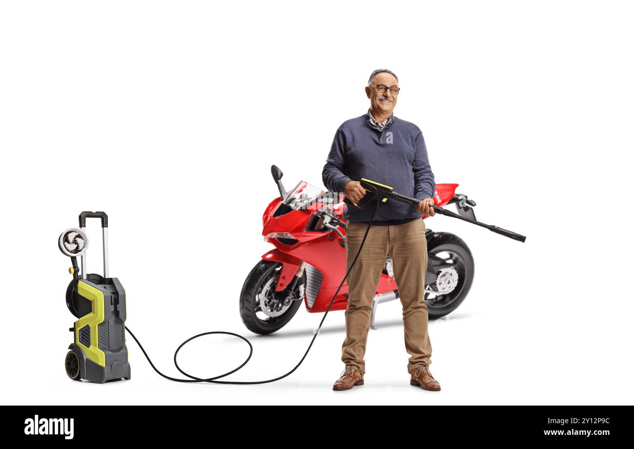 Motorbike wash hi res stock photography and images Alamy