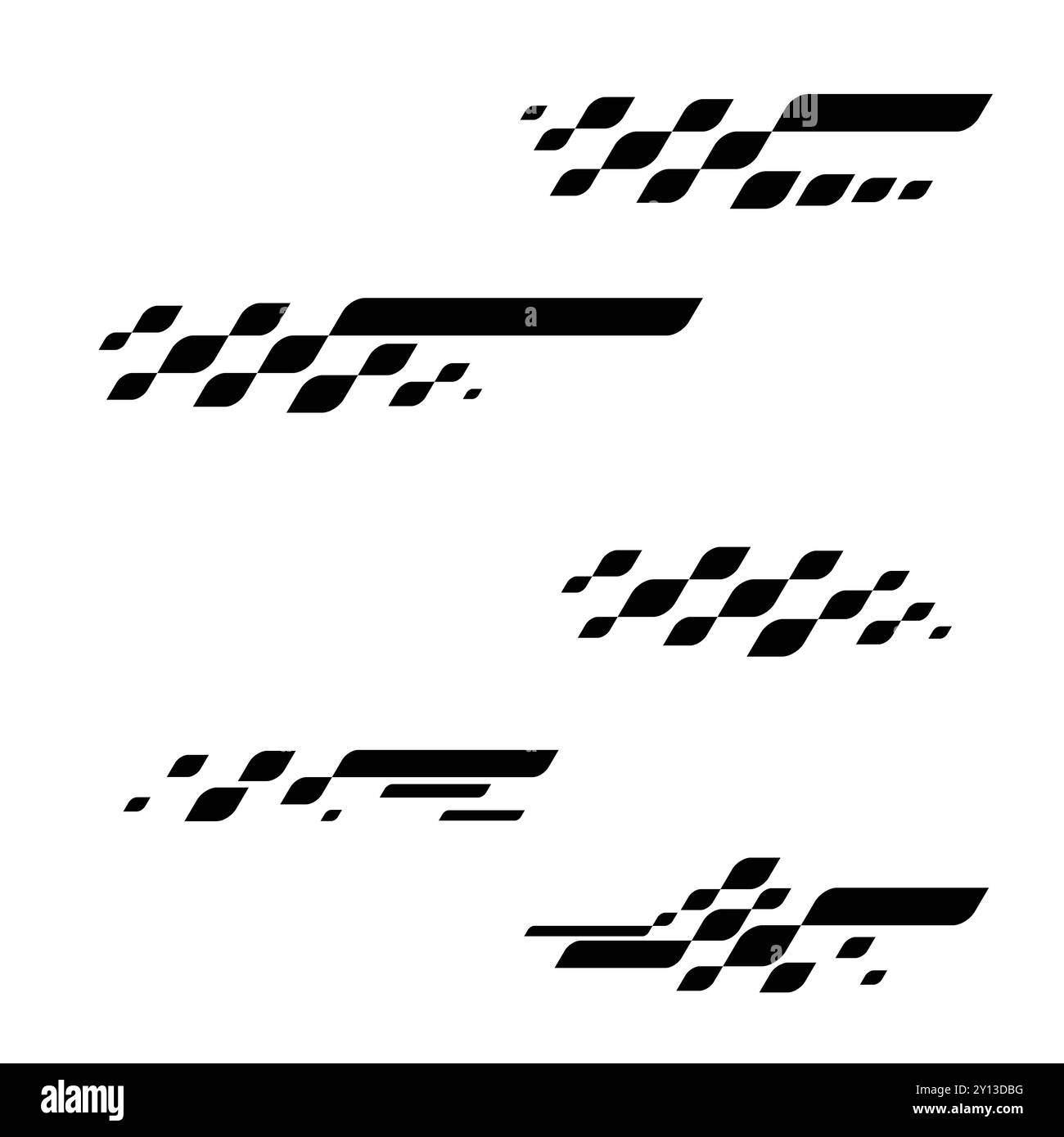Checkered Pattern Sign Abstract black checkered patterns set Stock Vector Image & Art - Alamy