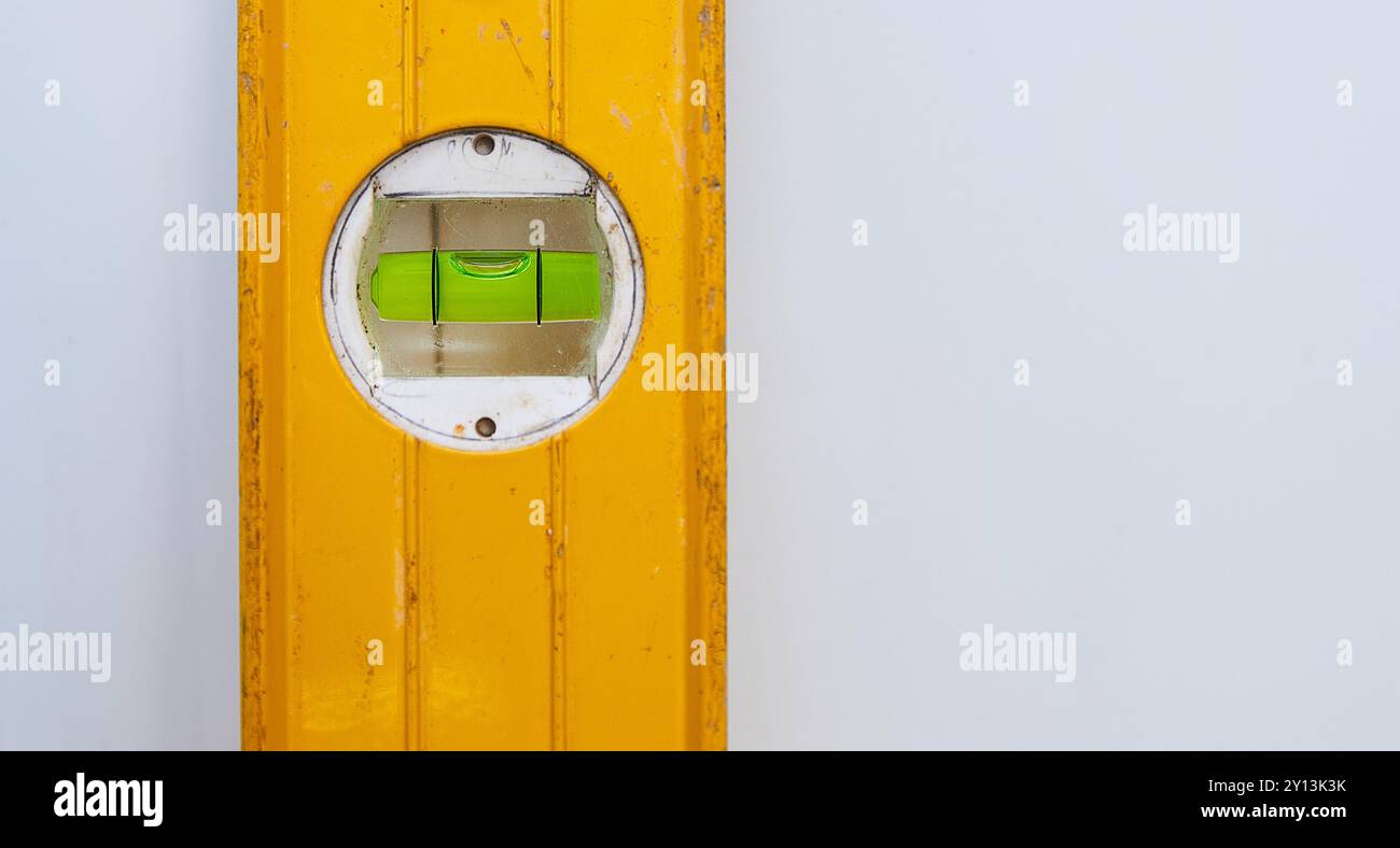 A sprit level showing levels Stock Photo - Alamy