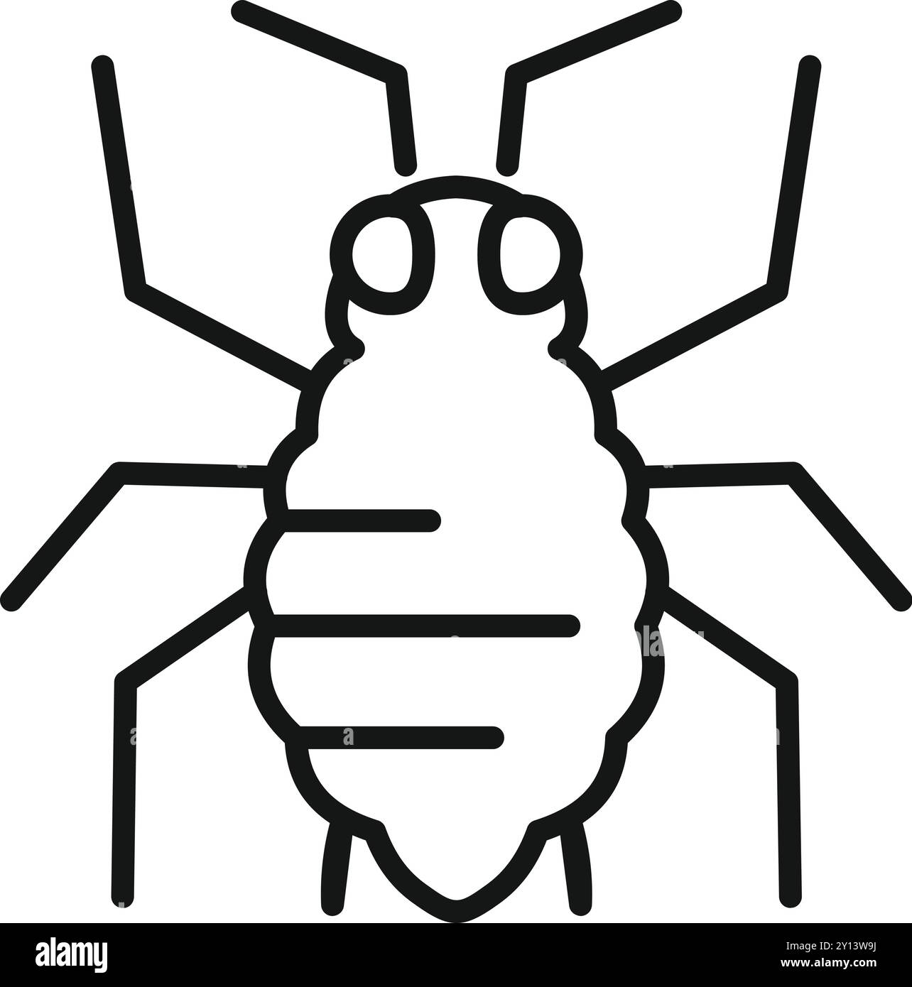 Insect crawling closeup Stock Vector Images - Alamy