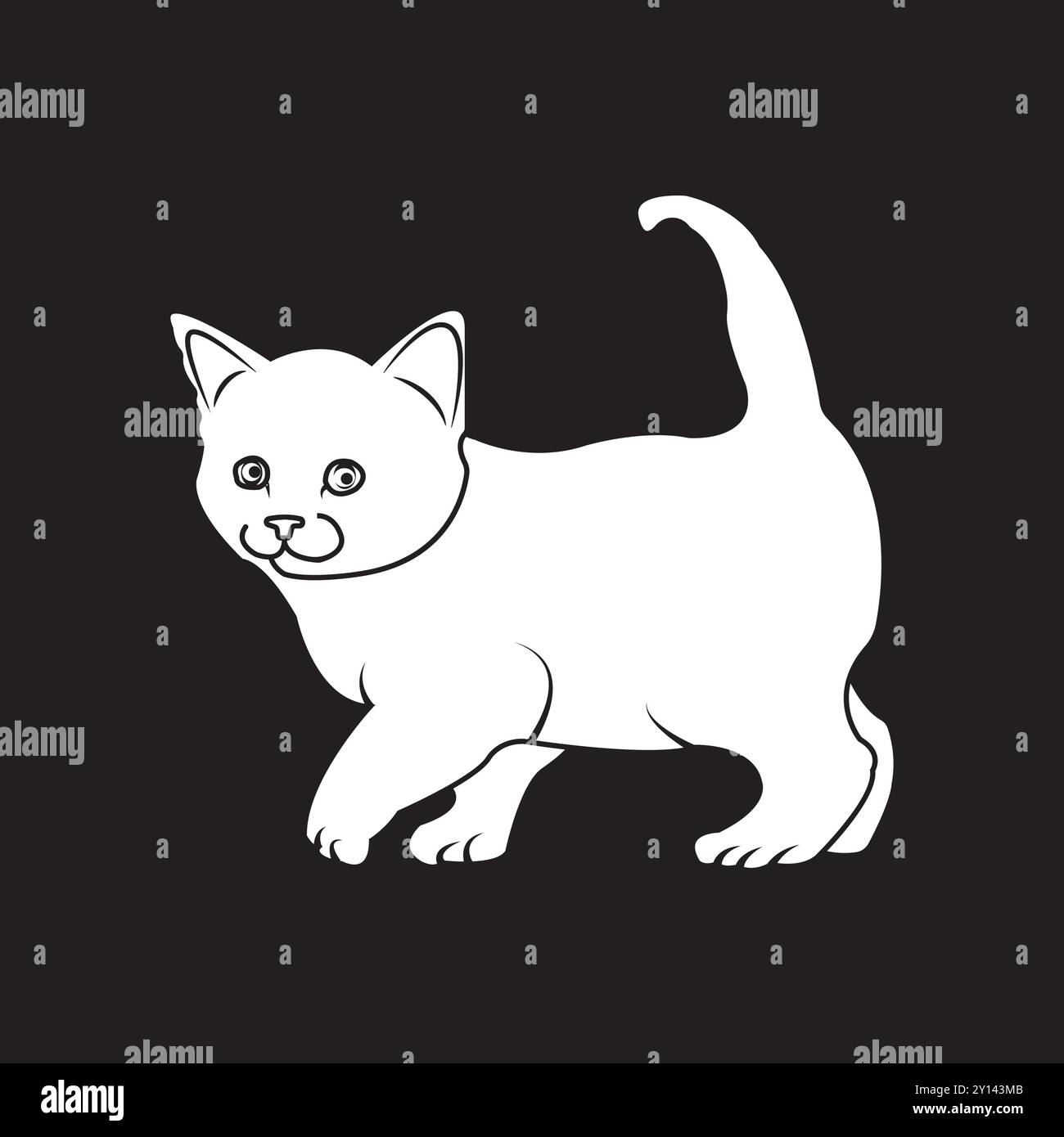 cat icon vector illustration simple design Stock Vector Image & Art - Alamy