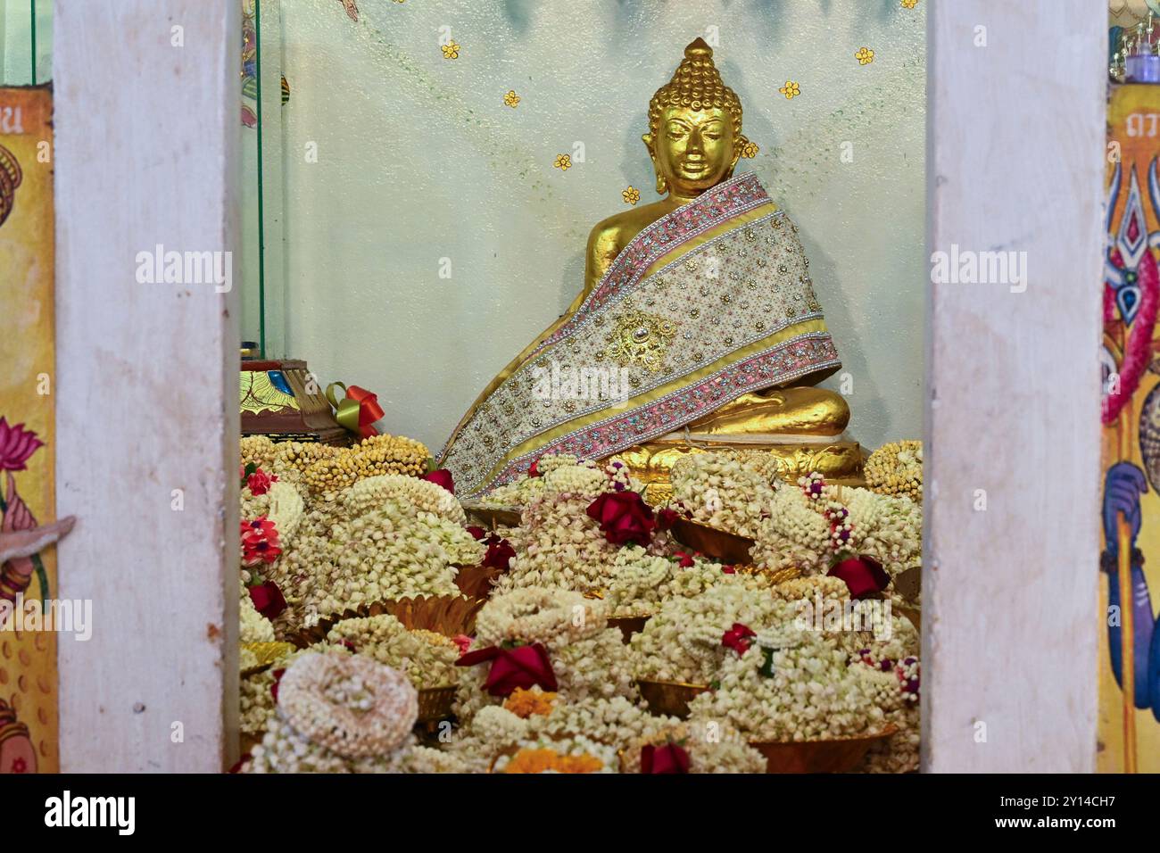 Chiang Mai, Thailand. 1st Sep, 2024. A Buddhist statue of Luang