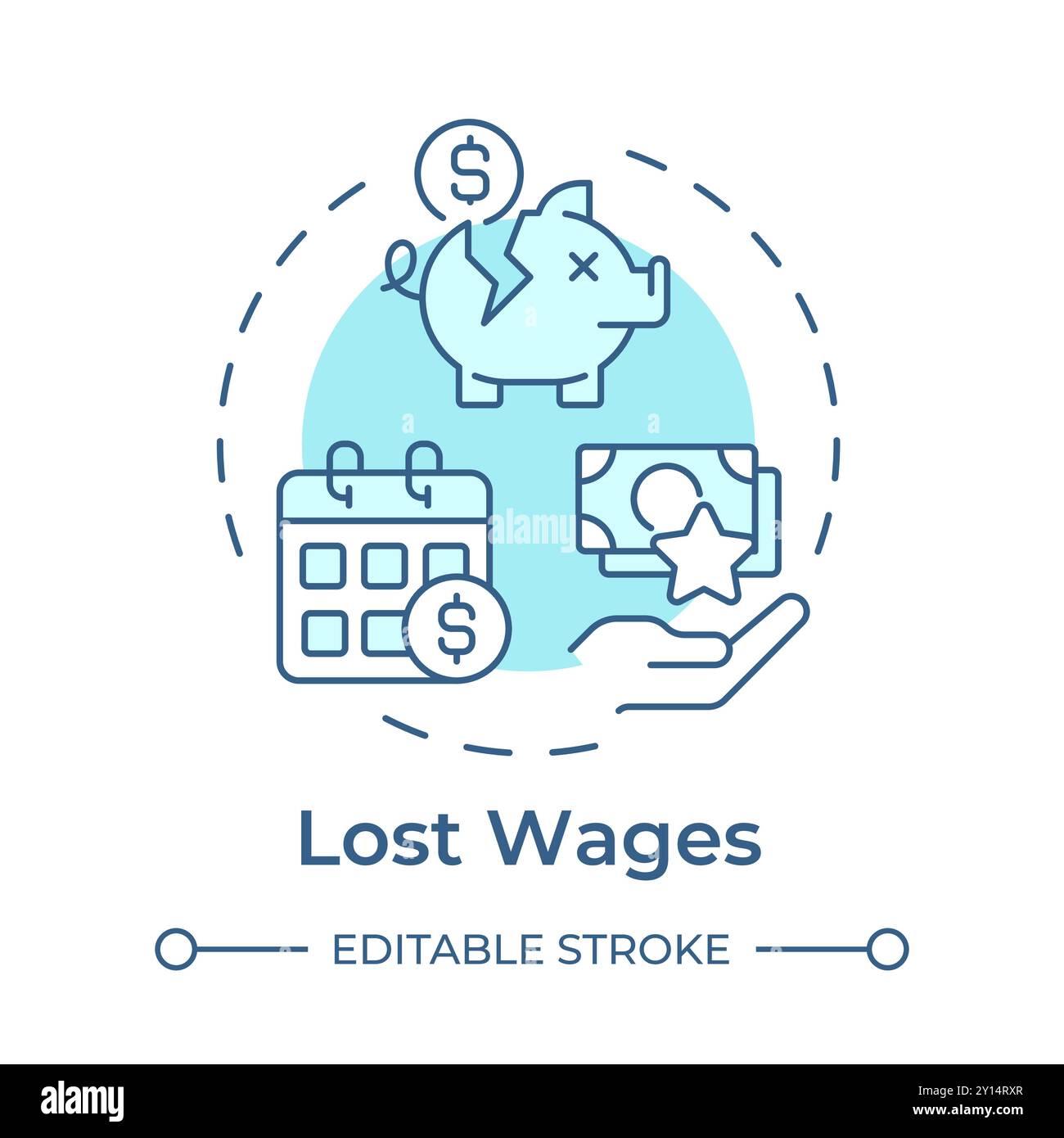 Workers compensation concept Stock Vector Images - Alamy