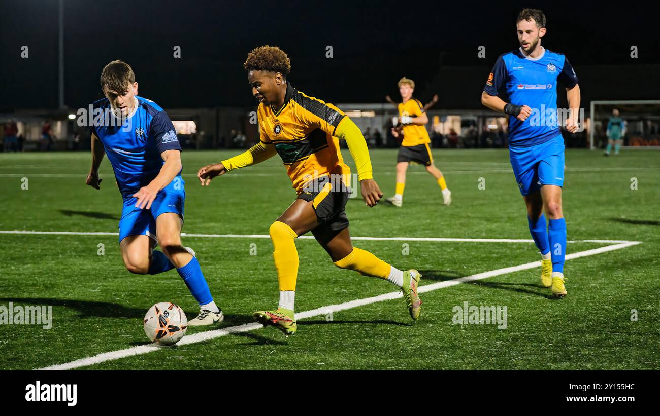 Rushall Olympic v Marine AFC Stock Photo