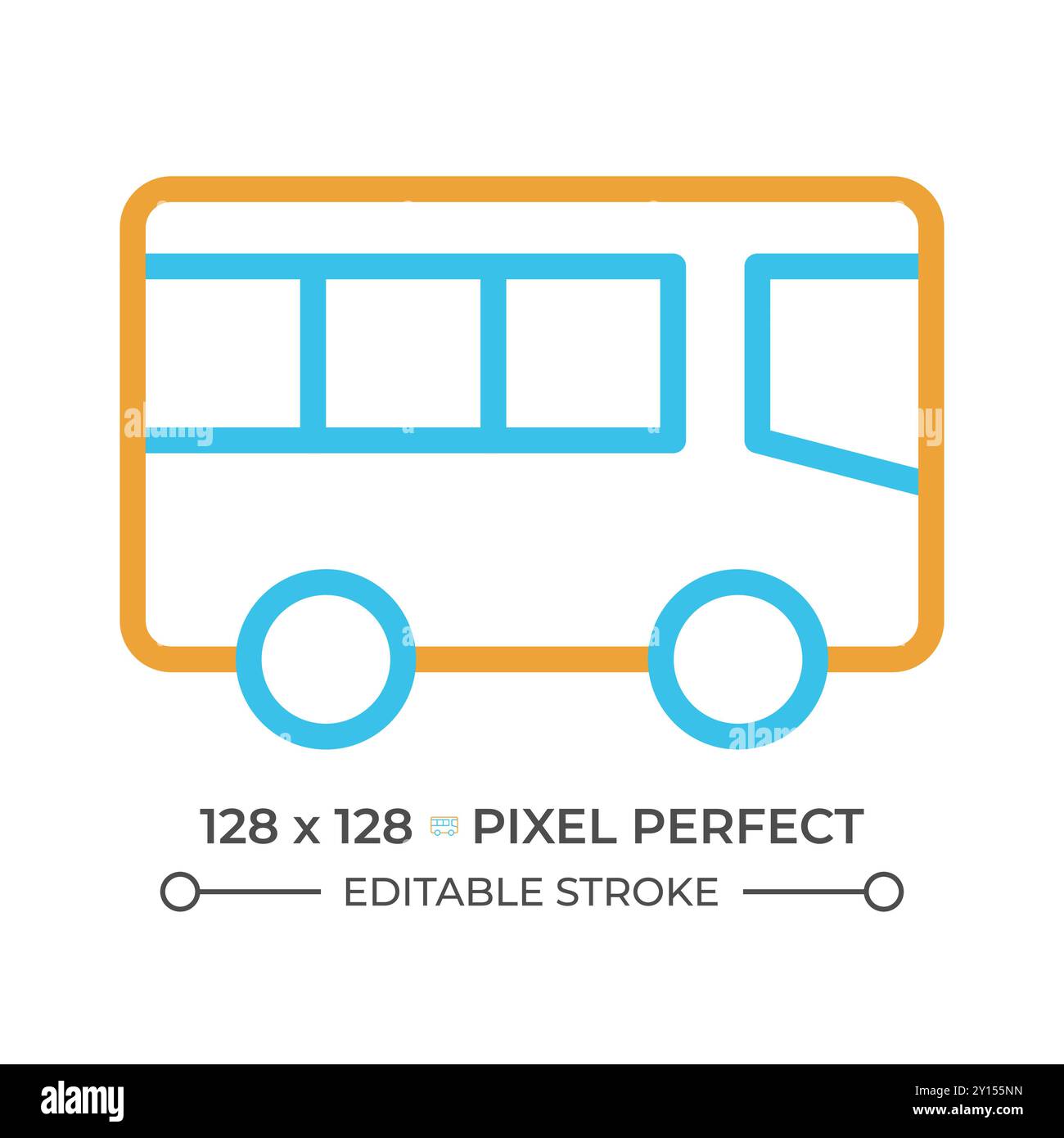 Commercial bus line Stock Vector Images - Alamy