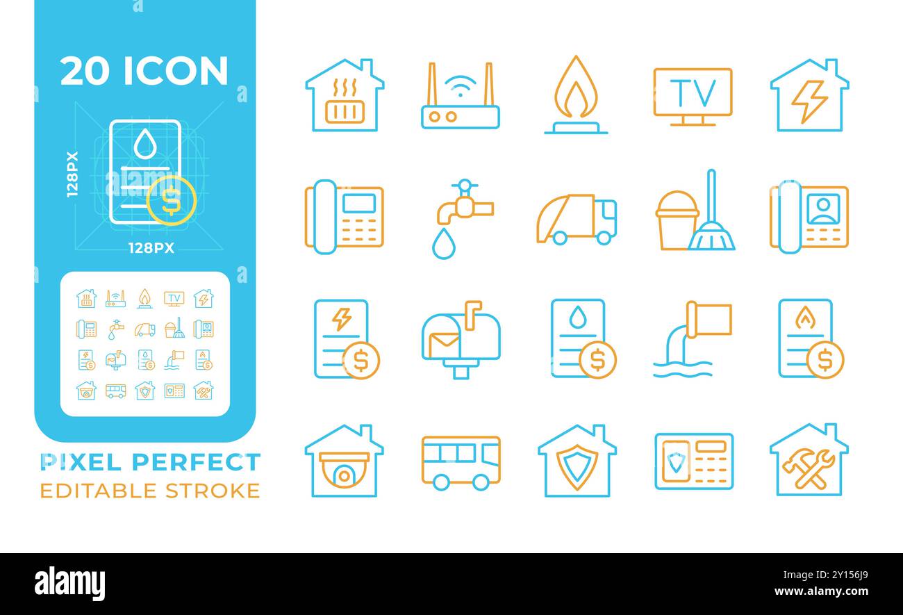 Home security two color Cut Out Stock Images & Pictures - Alamy