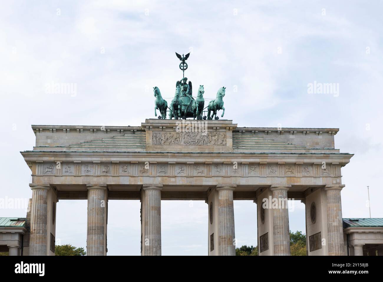 Germany, Berlin, the Brandenberg gate. Stock Photo