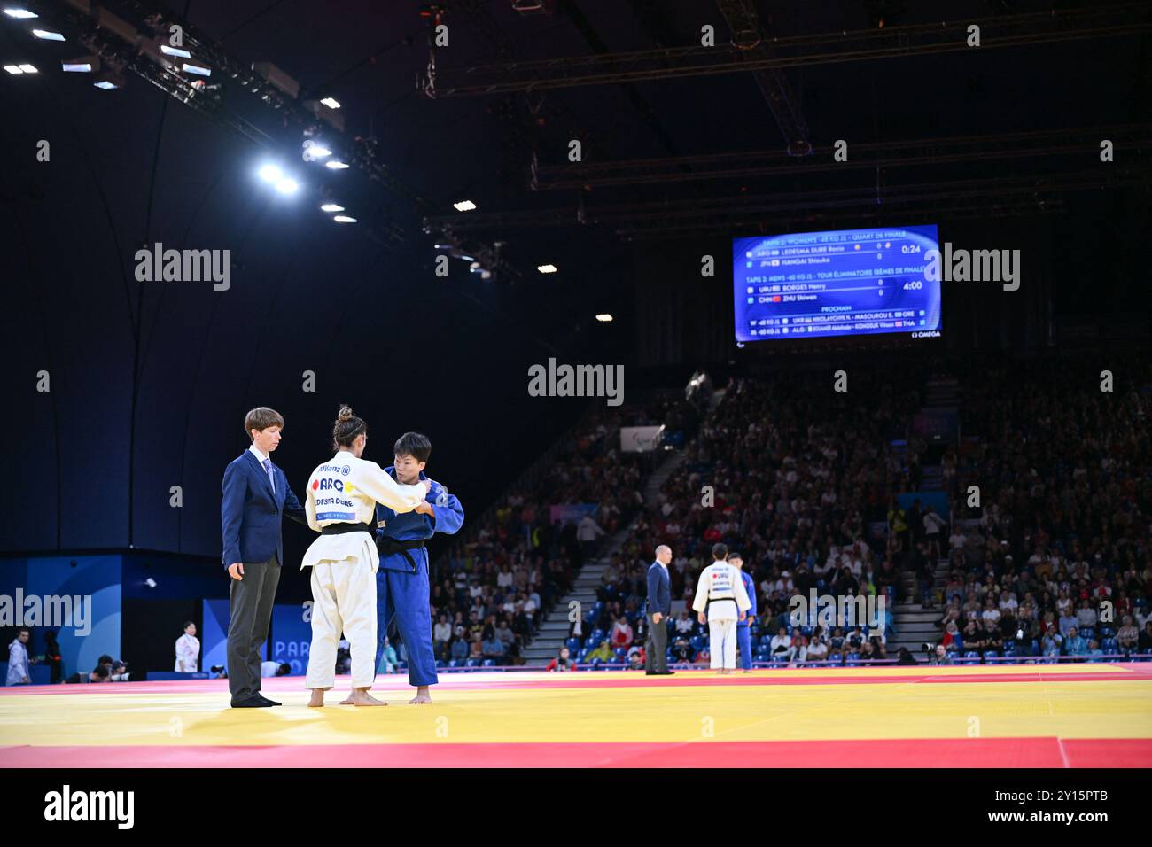 Illustration during the 1/8 finals of Judo at the Paris 2024 Paralympic Games on September 5, 2024. Photo by Tomas Stevens/ABACAPRESS.COM Stock Photo