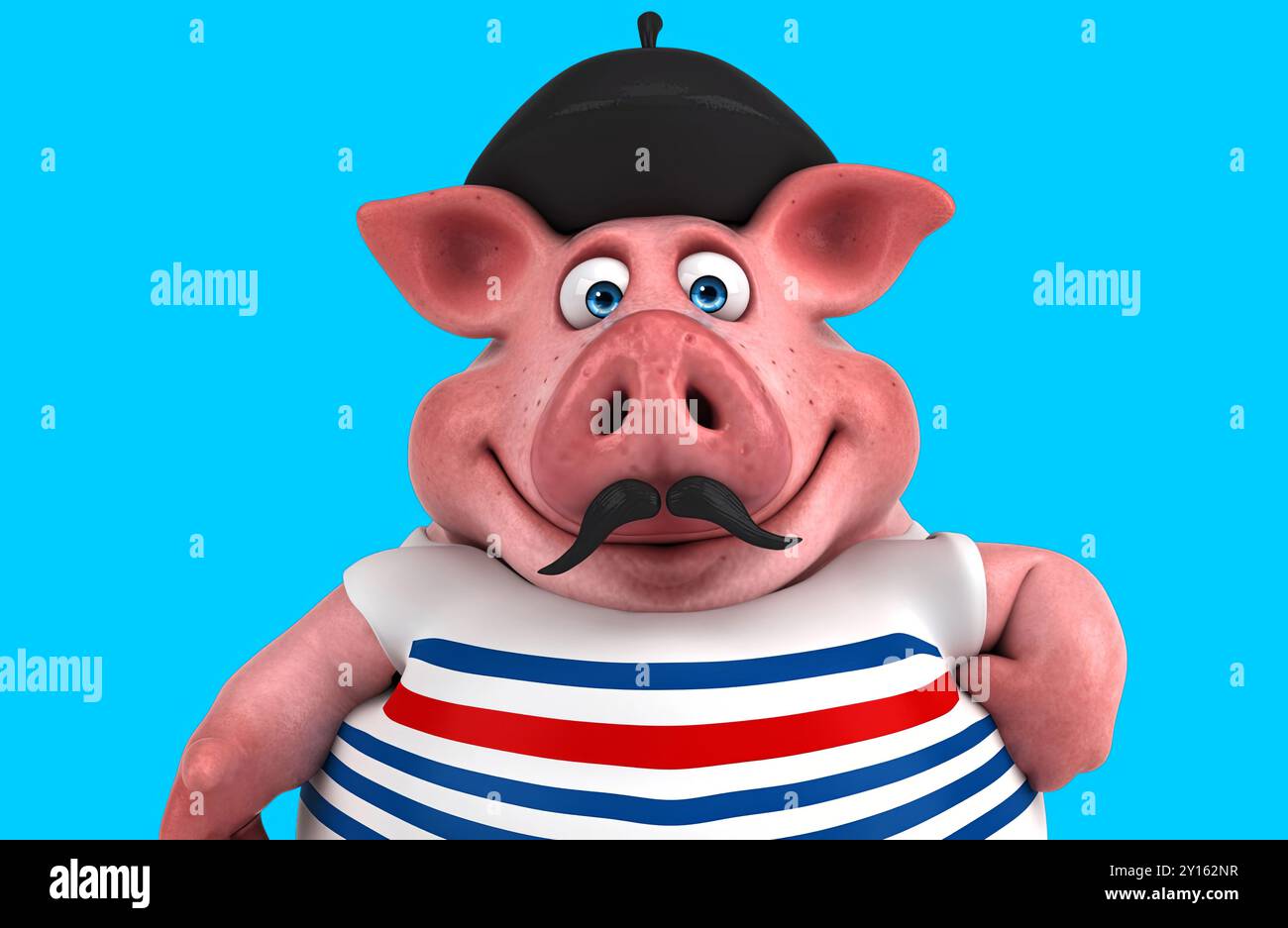Waving pig hi-res stock photography and images - Alamy