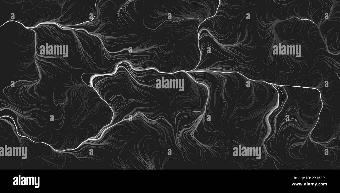 Digital abstract art split Black and White Stock Photos & Images - Alamy