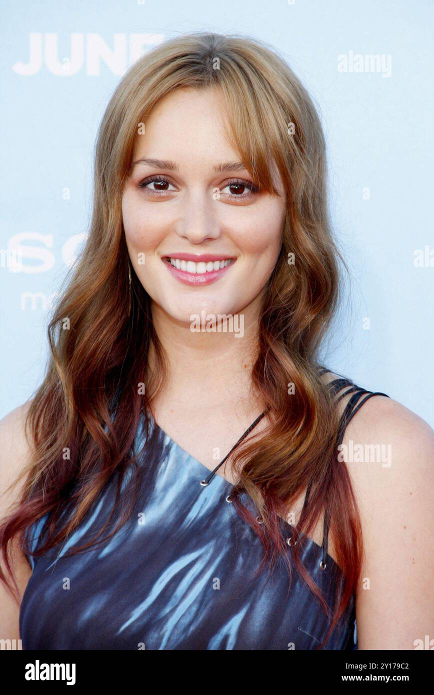 Leighton Meester at the Los Angeles premiere of 'That's My Boy' held at the Westwood Village Theater in Los Angeles, USA June 4, 2012. Stock Photo