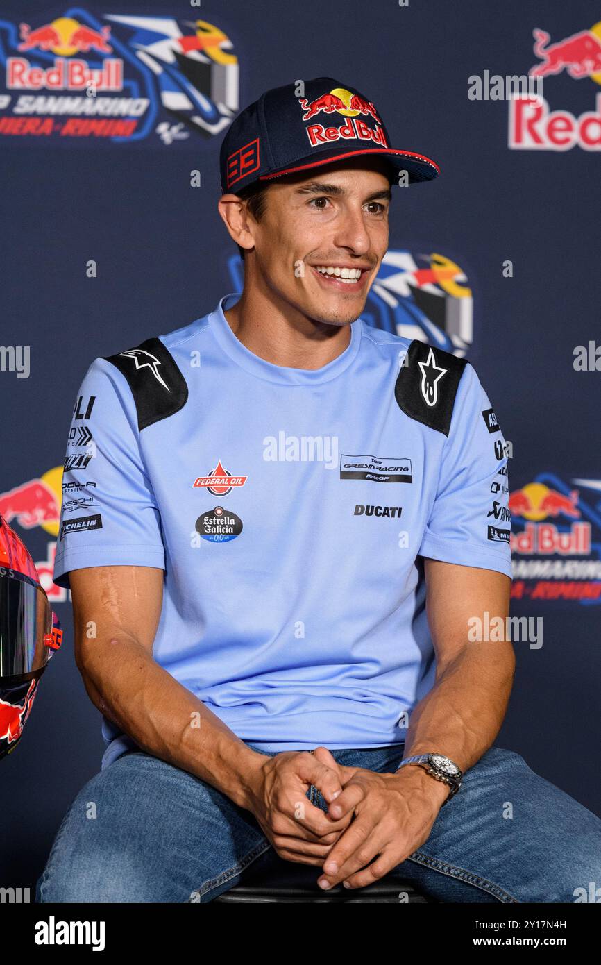 Misano Adriatico, Italy. 5 September, 2024. Marc MARQUEZ (SPA ...