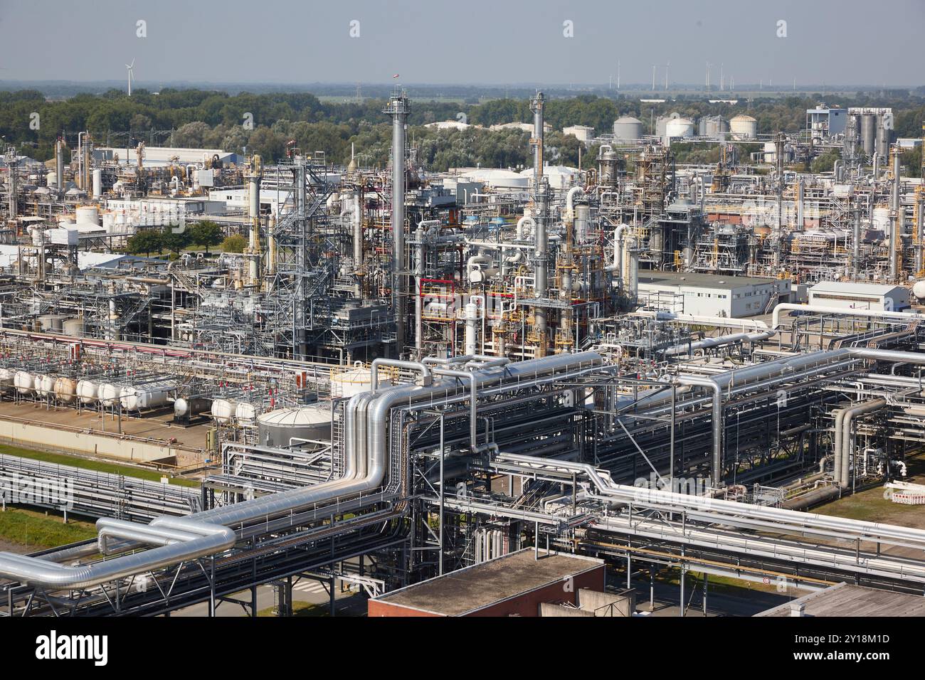 Stade, Germany. 05th Sep, 2024. View of the DOW chemical plant at the production site. Credit: Georg Wendt/dpa/Alamy Live News Stock Photo