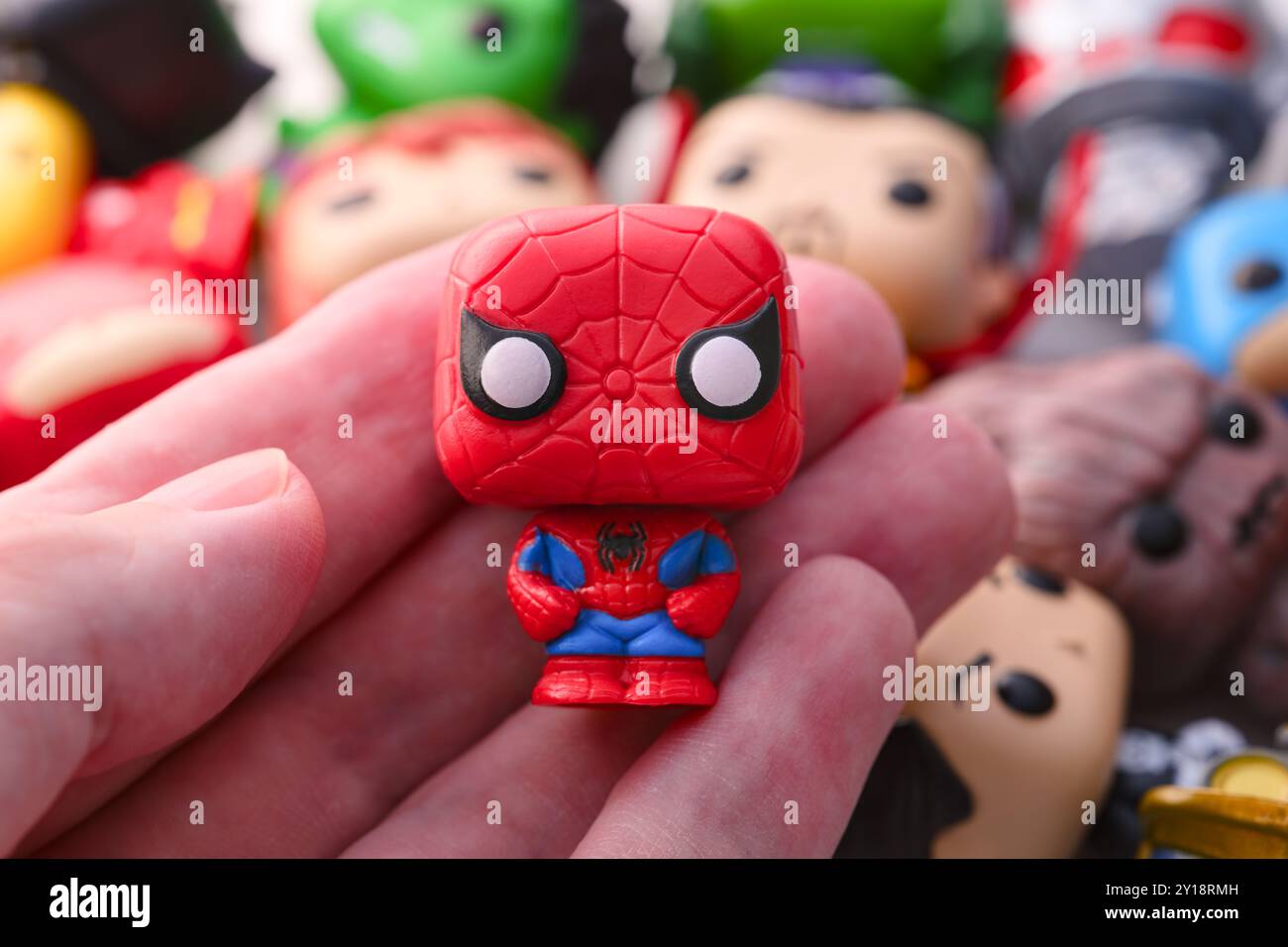 mini funko pop spiderman