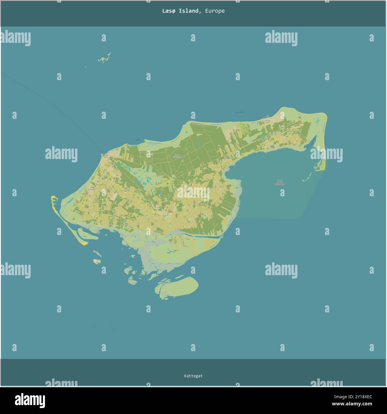 Ls Island In The Kattegat Belonging To Denmark Cropped To Square On A Ls Island In The Kattegat Belonging To Denmark Cropped To Square On A