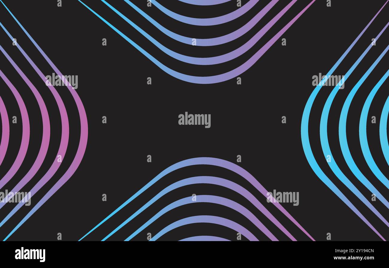Colorful abstract background with wavy lines. Vector Illustration Stock ...