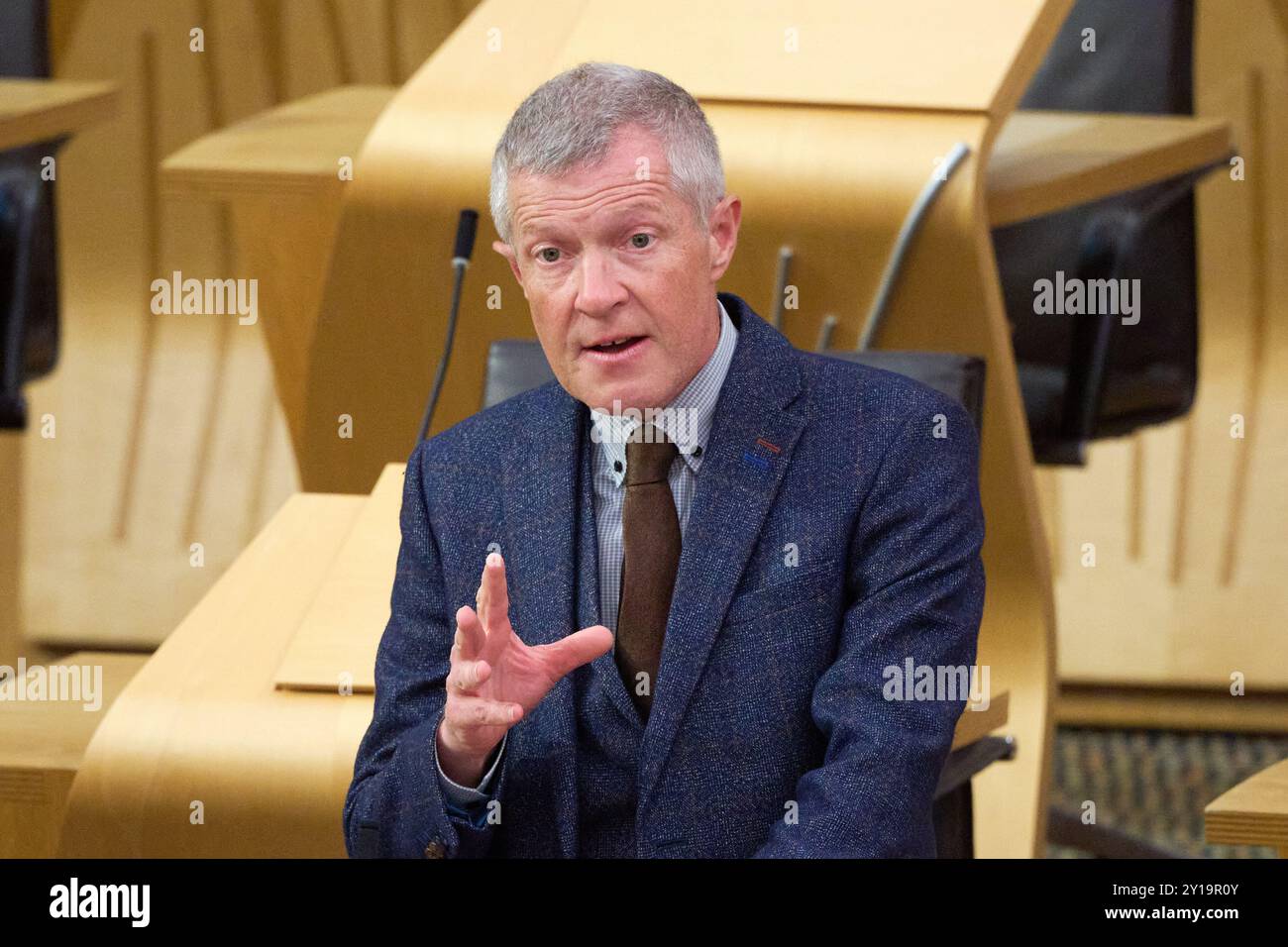 Edinburgh Scotland, UK 05 September 2024. Willie Rennie MSP at the ...