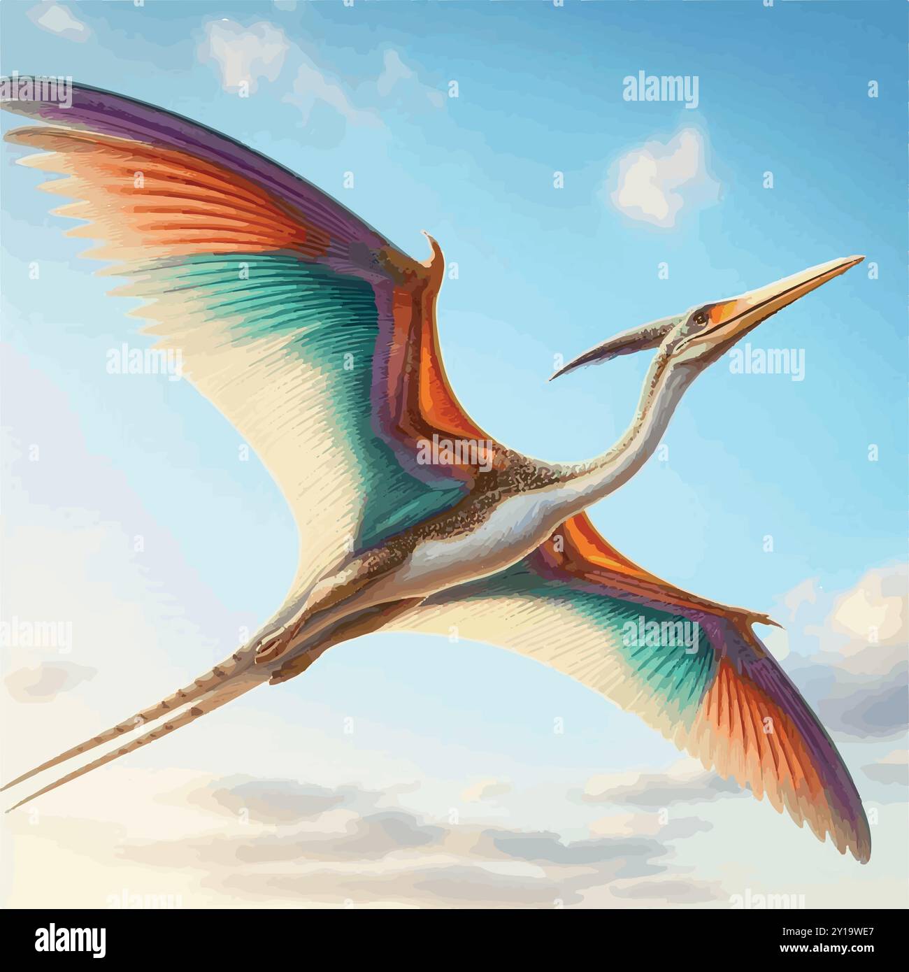 Quetzalcoatlus Facts History And Fossil Discoveries Stock Vector 