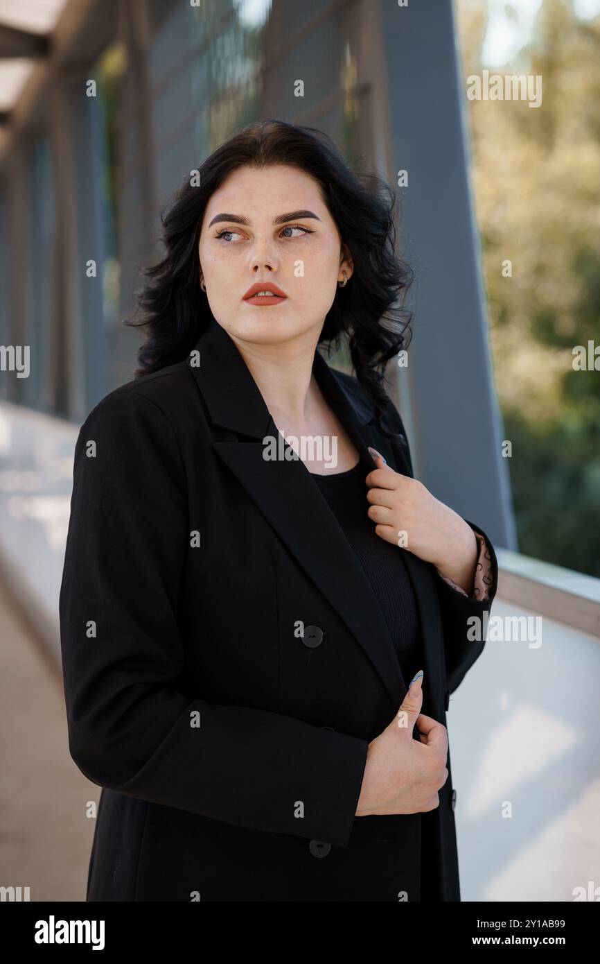 Professional woman in black blazer hi-res stock photography and images ...