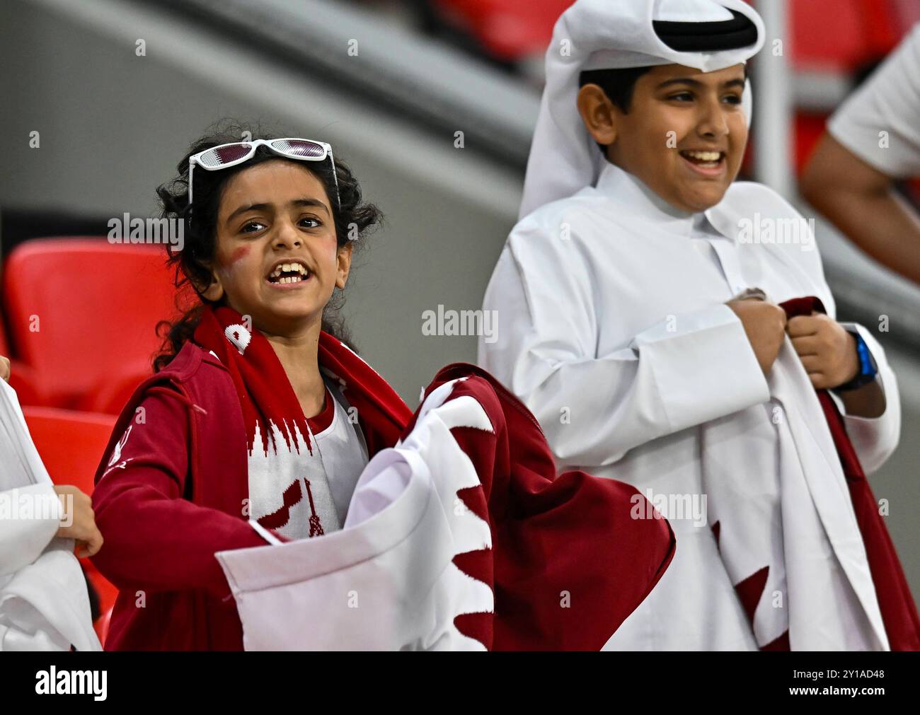 2026 FIFA WORLD CUP QUALIFIER QATAR VS UNITED ARAB EMIRATES Fans of