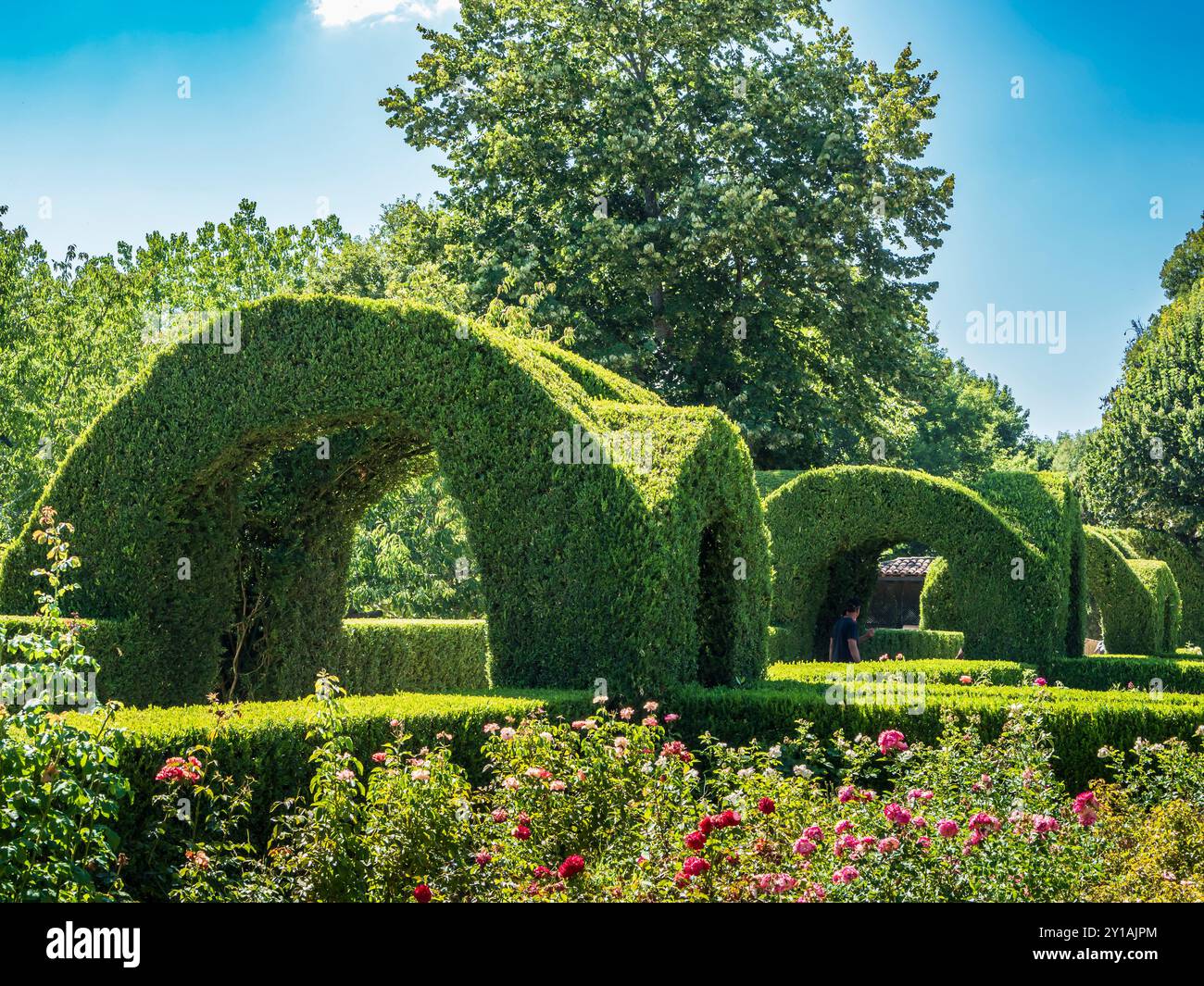 Mateus Palace and Gardens, Vila Real,, Portugal. Stock Photo