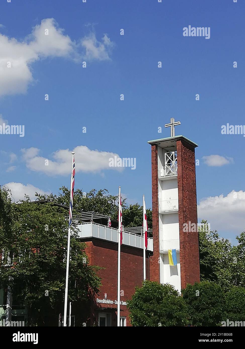 Danish Seamen's Church Hamburg Stock Photo