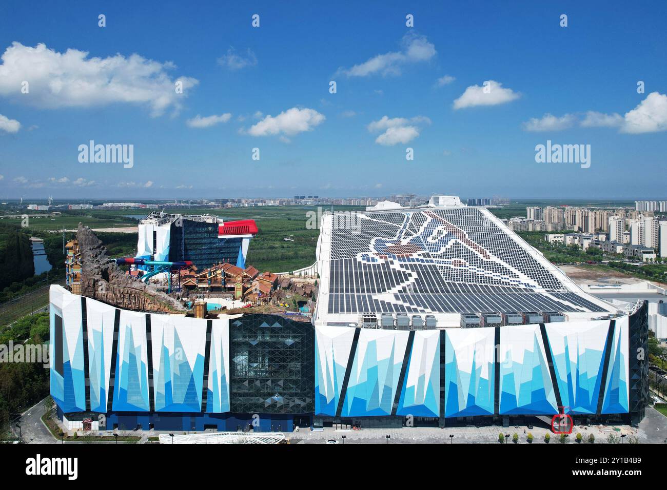 SHANGHAI, CHINA - SEPTEMBER 6, 2024 - An aerial view of the world's ...