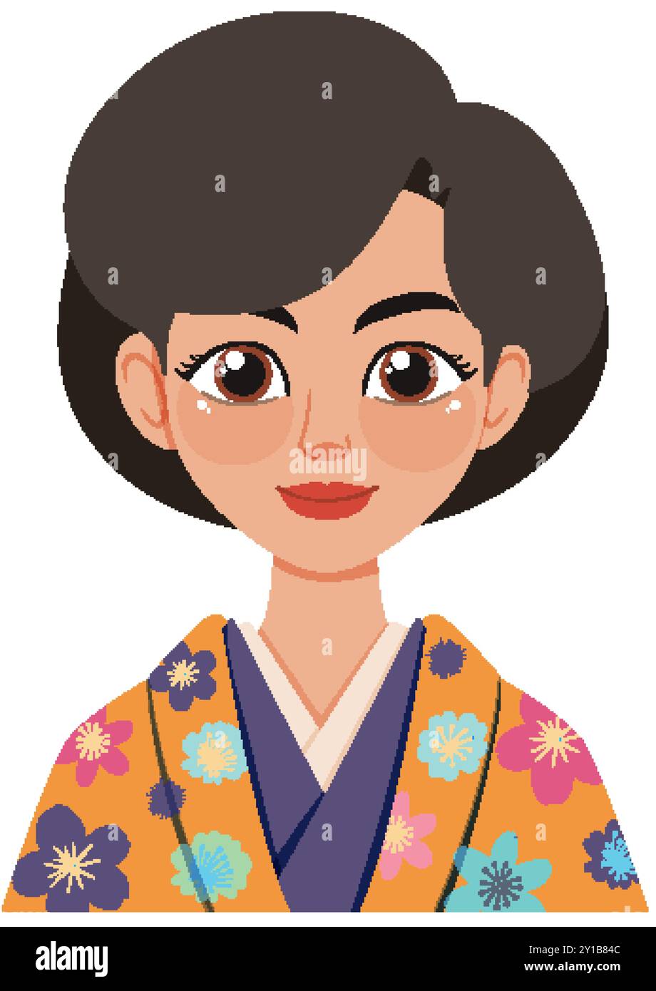 Illustration of a woman in traditional attire Stock Vector Image & Art ...