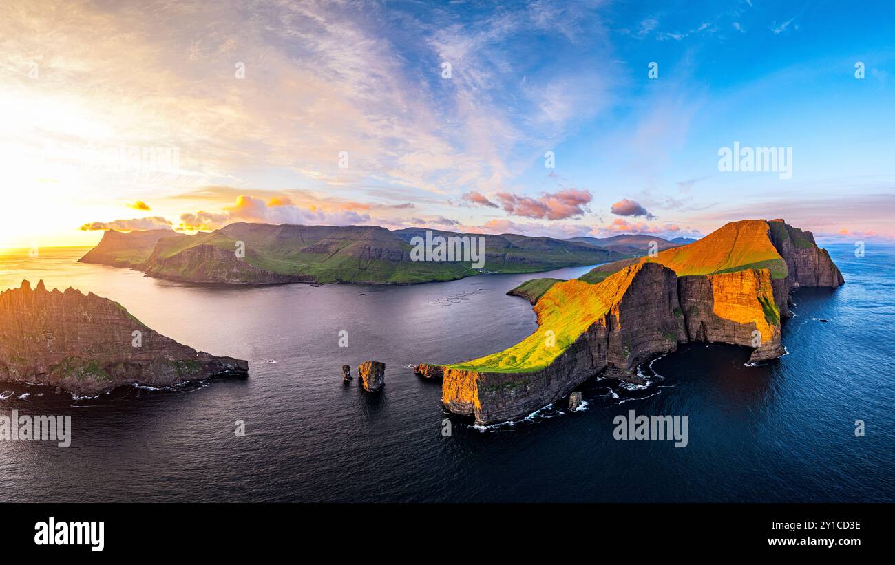 Aerial View Of Tindholmur Isle At Sunset Faroe Islands Stock Photo Alamy Aerial View Of Tindholmur Isle At Sunset Faroe Islands Stock Photo Alamy