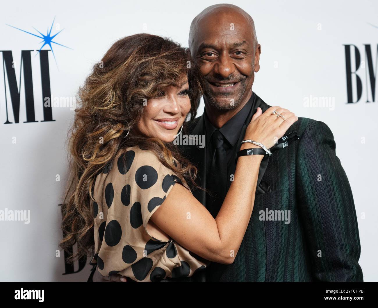 Los Angeles, USA. 05th Sep, 2024. (L-R) Chanté Moore and Stephen G. Hill at the 2024 BMI R&B/Hip-Hop Awards held at the Fairmont Century Plaza in Los Angeles, CA on Thursday, ?September 5, 2024. (Photo By Sthanlee B. Mirador/Sipa USA) Credit: Sipa USA/Alamy Live News Stock Photo