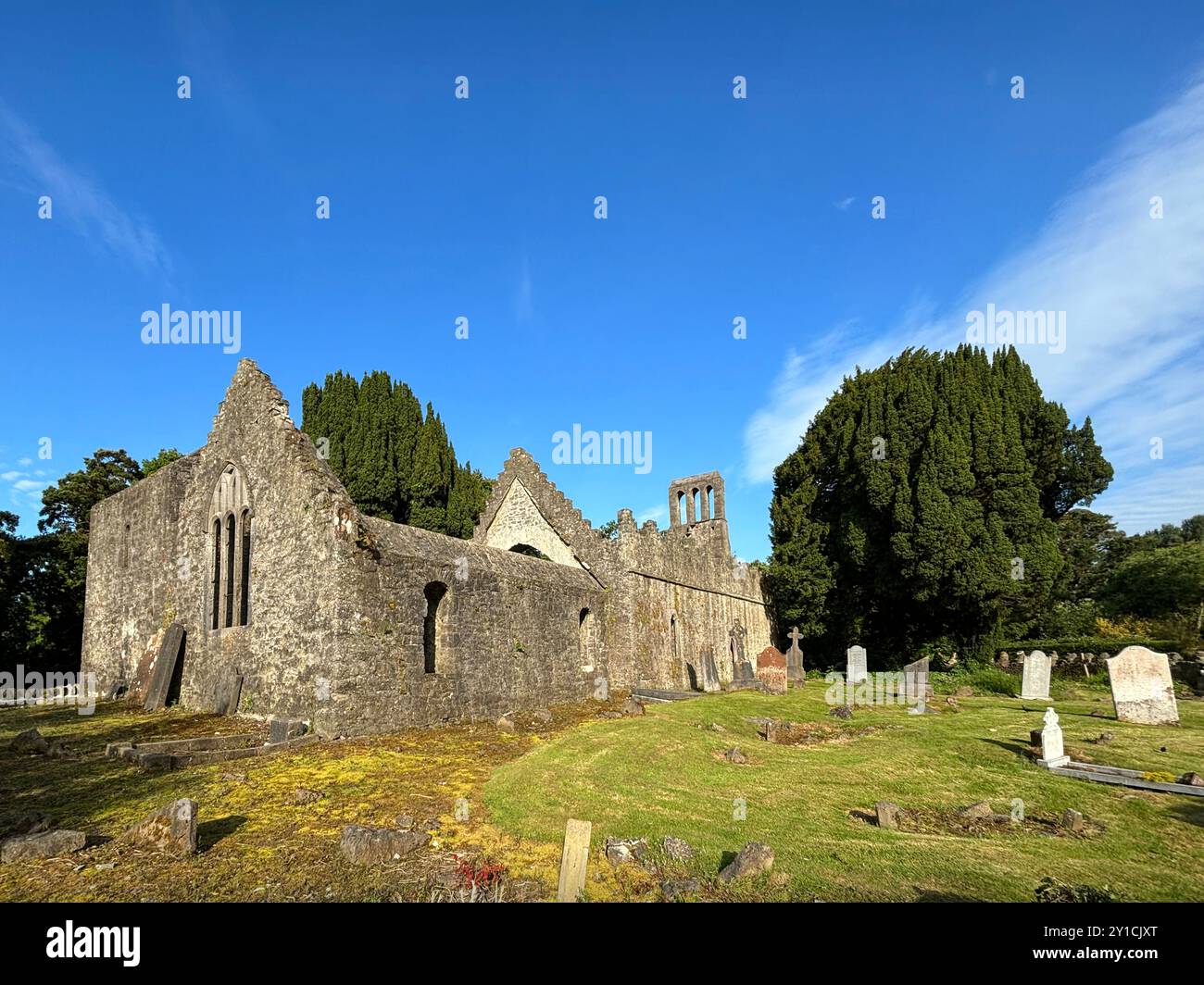 Historic Church at Malahide Castle estate Stock Photo