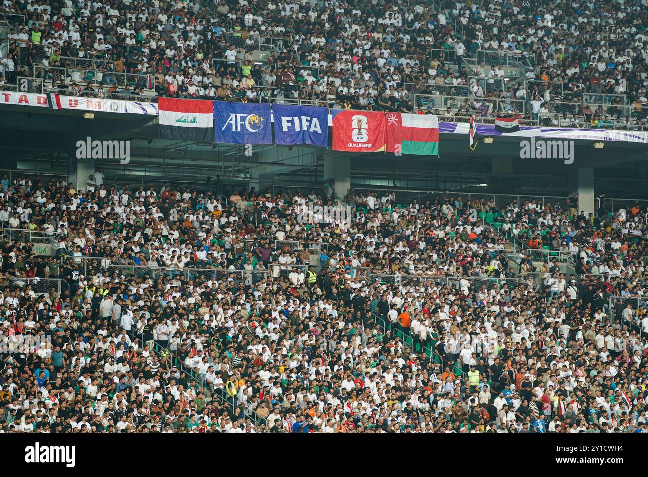 Iraqi fans celebrating during FIFA World Cup 2026 AFC qualifiers match