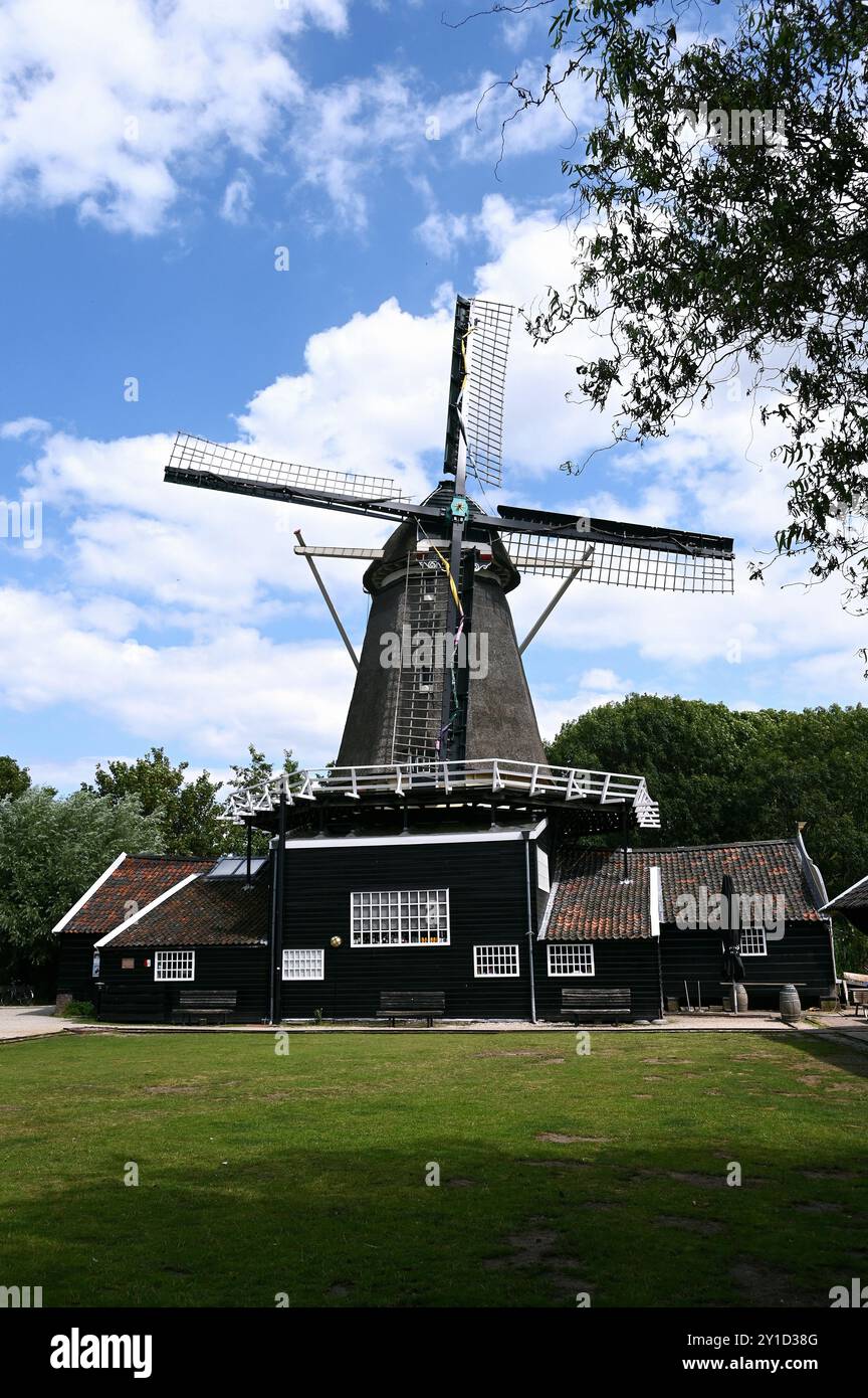 Molen de Ster, WindmŸhle im Stadtteil Lombok, Utrecht, Niederlande Stock Photo