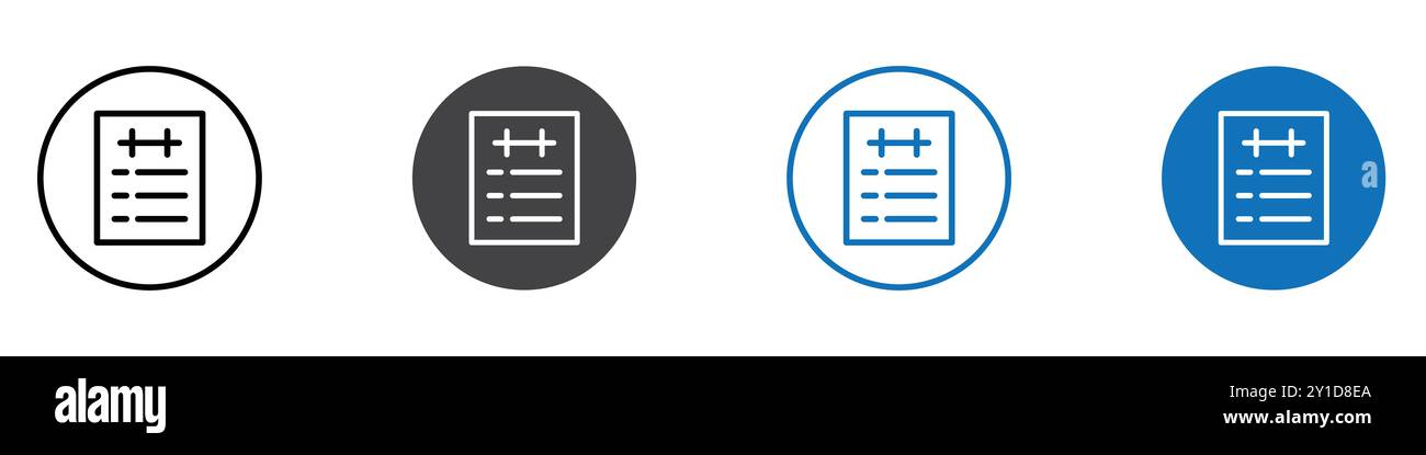 Workout plan icon Logo sign in thin line outline set and group ...