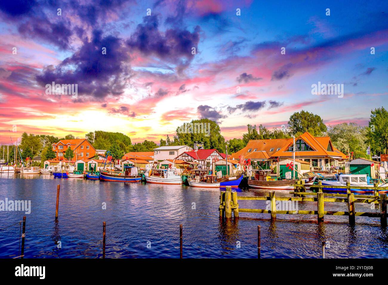 Greifswald Wieck, Germany Stock Photo