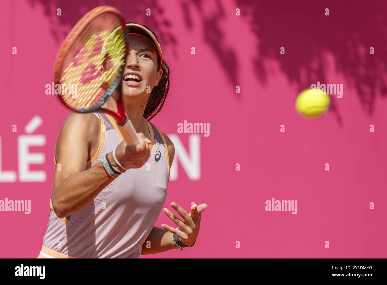 Montreux Switzerland, 09 06 2024 Petra Marcinko (CRO) vs Tara Wurth