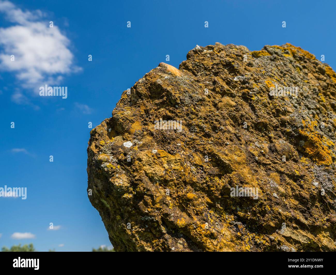 Devils Quoits, Stone Circle, Stanton Harcourt, Oxfordshire, England, UK, GB. Stock Photo