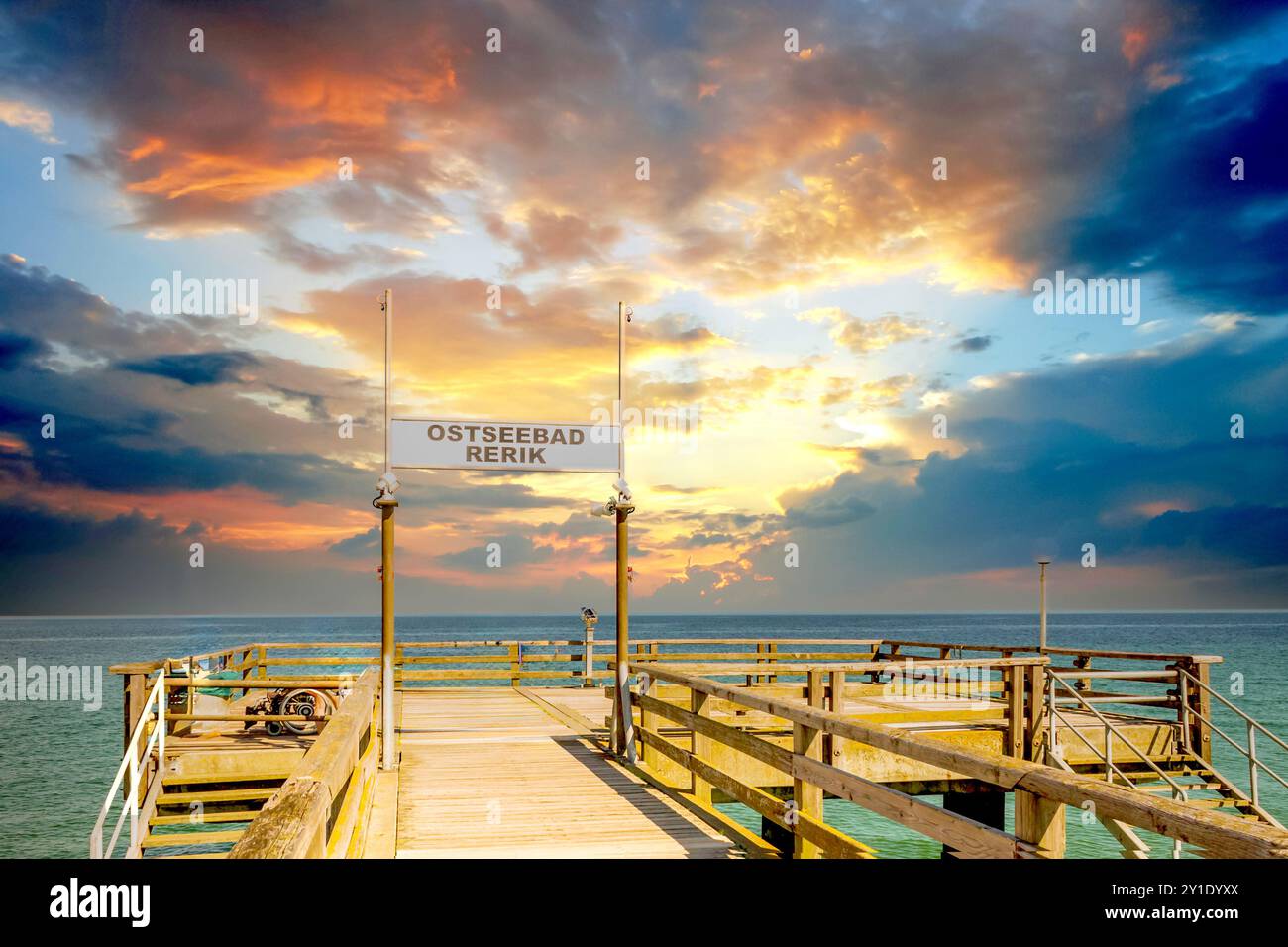 Beach of Rerik, Germany Stock Photo