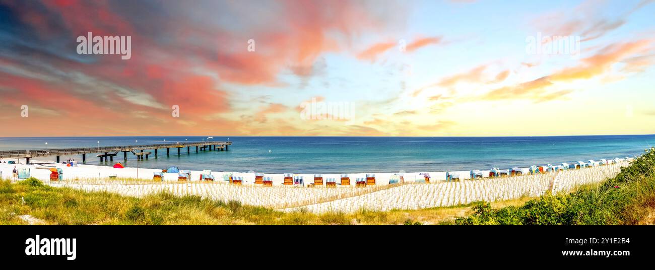 Beach of Rerik, Germany Stock Photo