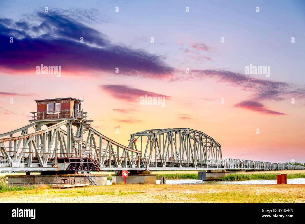 Meiningenbridge, Baltic Sea, Zingst, Germany Stock Photo