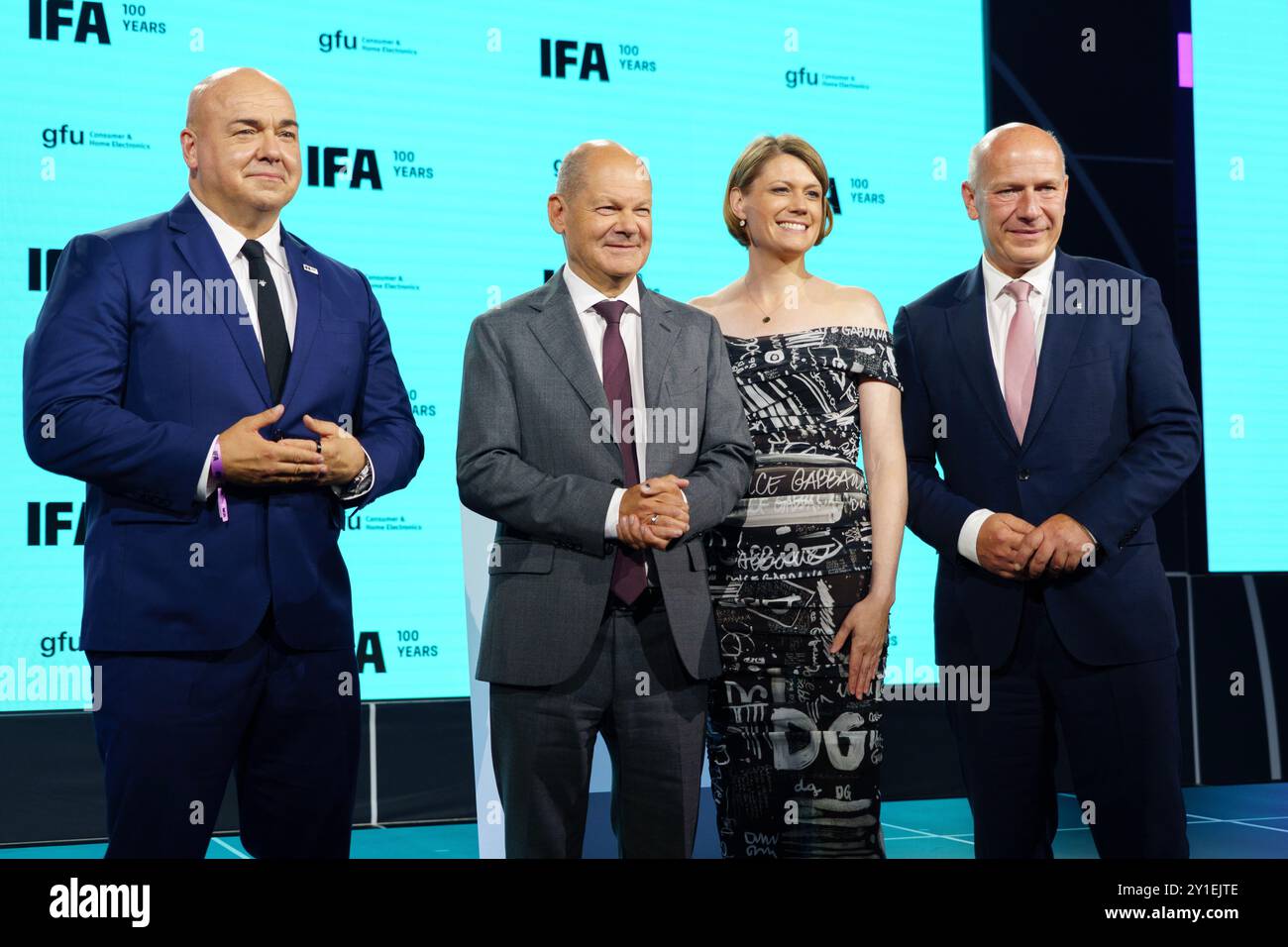 Opening Gala before 100 years of Ifa 2024 with Olaf Scholz Stock Photo